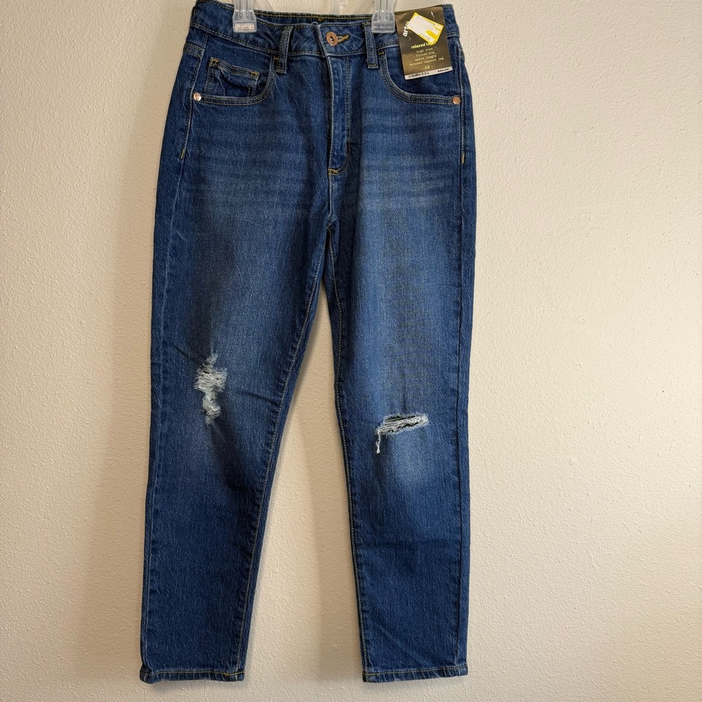 Art Class Blue Relaxed Tapered Jeans